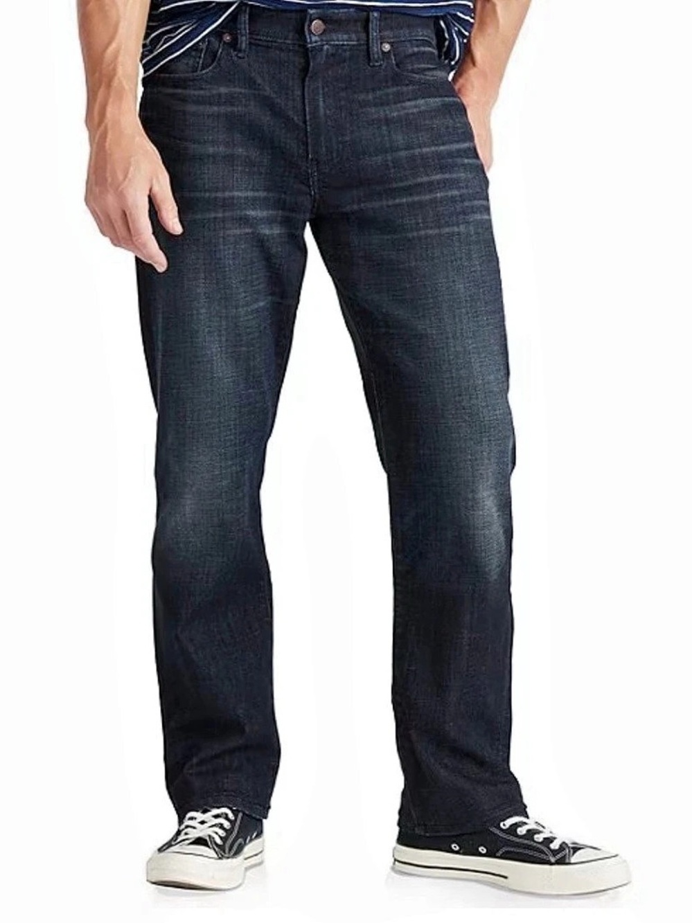 Lucky Brand 363 Vintage Straight Coolmax Stretch Jean 363 Jeans Blue Waist 40